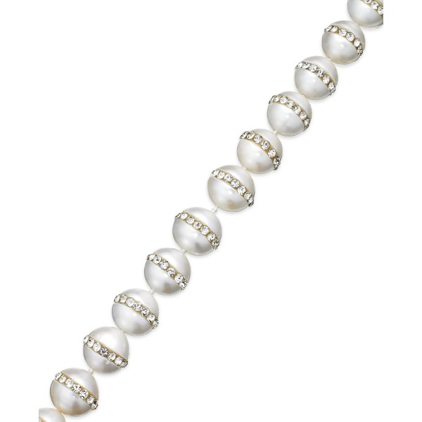 Sterling Silver Cultured Freshwater Pearl Halo Bracelet (9-10mm)