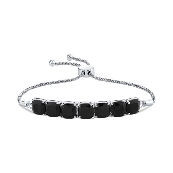 Onyx Bolo Bracelet in Sterling Silver