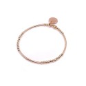 Non-Tarnishing Gold filled, 3mm Gold Ball and Gold Tube Stretch Bracelet