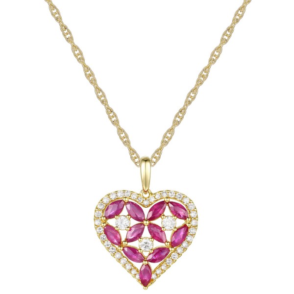 Diamond (1/3 ct) Heart 18