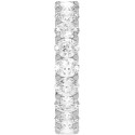 Diamond Oval-Cut Eternity Band (3 ct) in Platinum