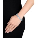 Blue Topaz (59-3/4 ctt.w.) Tennis Bracelet in Sterling Silver Blue Topaz (59-3/4 ctt.w.) Tennis Bracelet in Sterling Silver