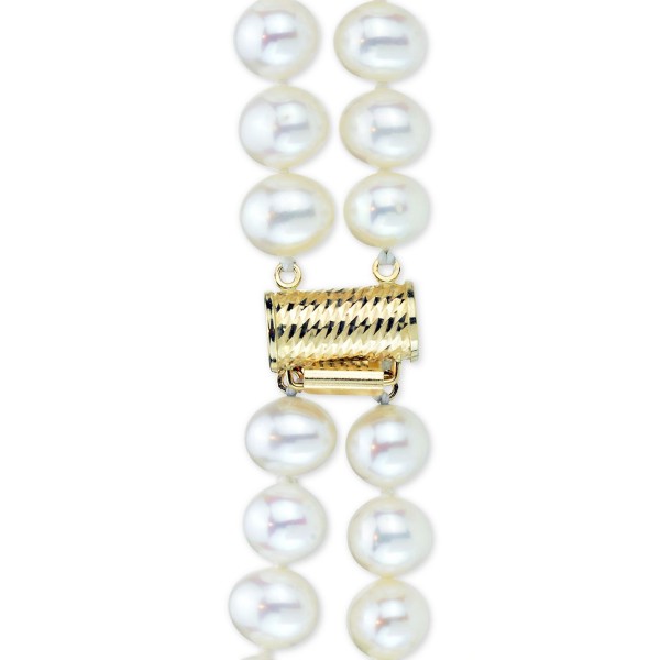 Cultured Freshwater Pearl (6-7mm) Double Strand 18
