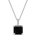 Diamond Accent Square-Cut Pendant Necklace, Ring and Stud Earrings