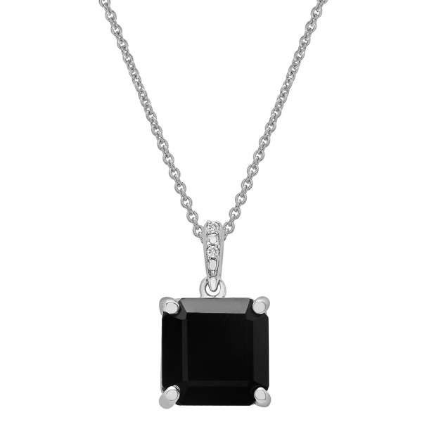 Diamond Accent Square-Cut Pendant Necklace, Ring and Stud Earrings