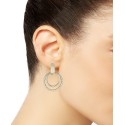 Circular Drop Earrings in 14k Gold