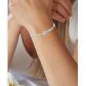 Opal Nautical Theme Link Bracelet in Sterling Silver