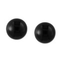 Onyx (10mm) Stud Earrings in 14k Gold