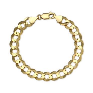 Cuban Chain Link Bracelet in 10k Gold Cuban Chain Link Bracelet in 10k Gold