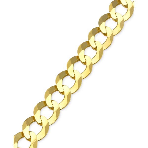 Cuban Chain Link Bracelet in 10k Gold