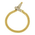 Cubic Zirconia Snake Chain Bracelet