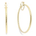 Twisted Large Hoop Earrings in 14k Gold Over Sterling Silver Twisted Large Hoop Earrings in 14k Gold Over Sterling Silver
