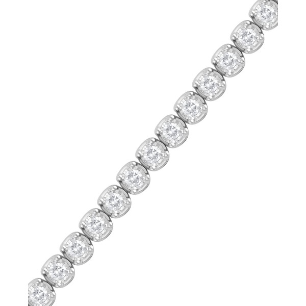 Diamond Tennis Bracelet (2 ct) in 10k White Gold