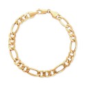 Men's Link Bracelet in 10k Gold