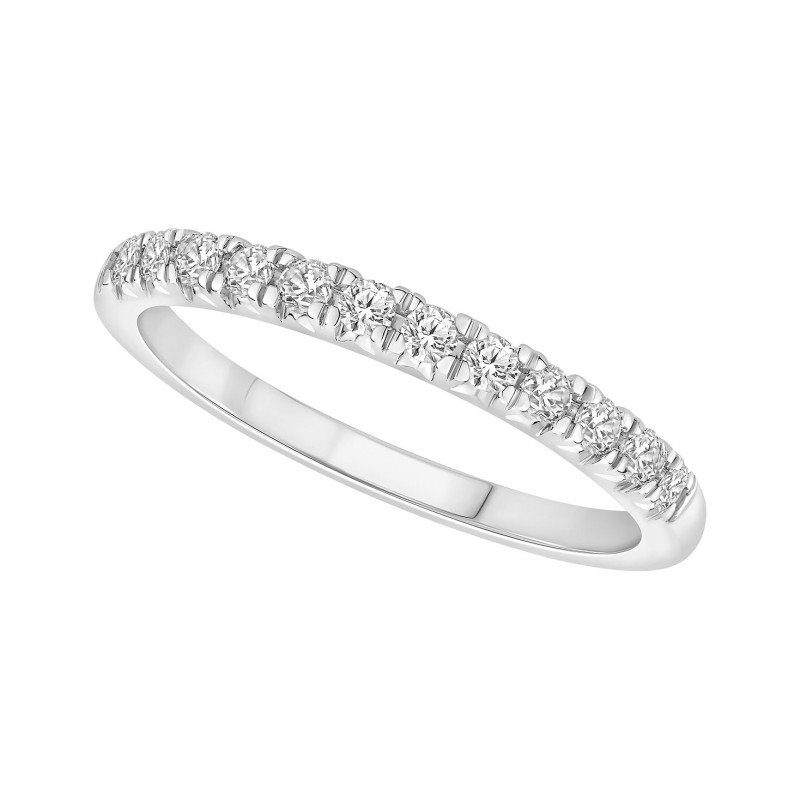 Diamond Pave Band (1/2 ct) in 14K White Gold or Yellow Gold