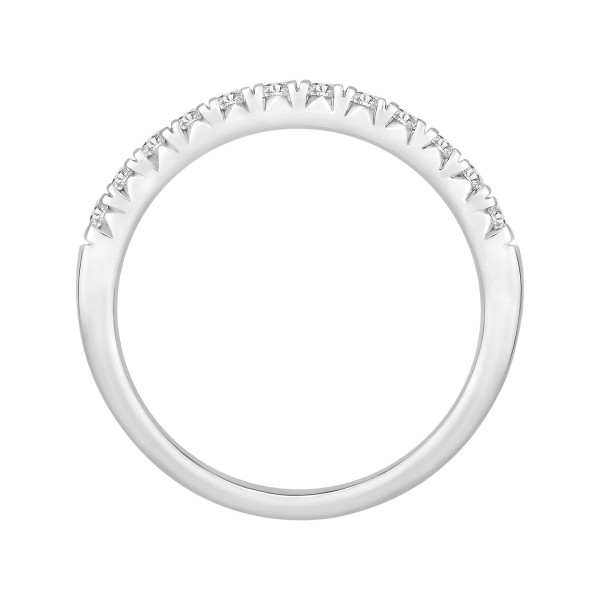 Diamond Pave Band (1/2 ct) in 14K White Gold or Yellow Gold