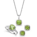 Sterling Silver Jewelry Set, Peridot (4-3/4 ct) Sterling Silver Jewelry Set, Peridot (4-3/4 ct)