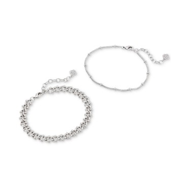2-Pc. Set Link & Snake Chain Bracelets 2-Pc. Set Link & Snake Chain Bracelets