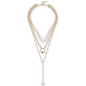 Gemstone Convertible Layered Lariat Necklace, 15 Gemstone Convertible Layered Lariat Necklace, 15