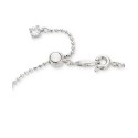 Graduated Imitation Pearl Ball Chain Adjustable Flex Bracelet